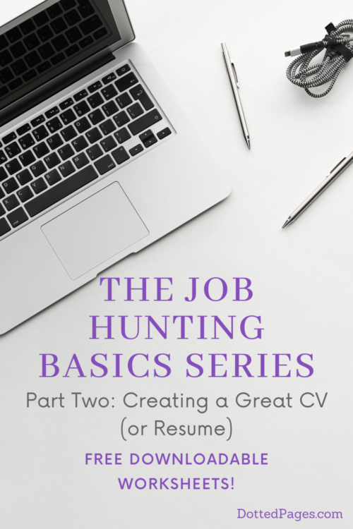 Creating a Great CV Pin