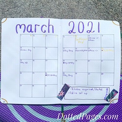 March 2021 Log